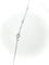 Collier La Brune et la Blonde 360° - Collier en or blanc 18K et 3 diamants 58 Facettes M8927