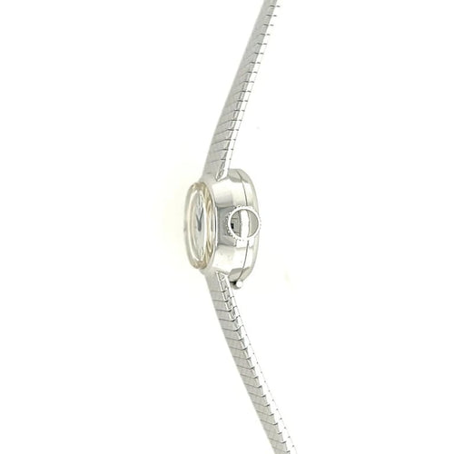 Montre UTI - Montre femme vintage en or blanc 18 carats 58 Facettes