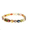 Bracelet Bracelet articulé en or jaune 18 carats et pierres multicolores 58 Facettes