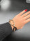 Bracelet Bracelet en or rose et bois d'ébène 58 Facettes