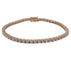 Bracelet Bracelet tennis en or rose 18 carats et diamants 58 Facettes