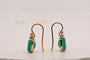 Boucles d'oreilles Boucles d’oreilles en or jaune 18 carats, onyx vert et diamants 0,12 ct 58 Facettes