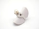 Bague 49 Bague en or blanc 750 millièmes avec diamant et perle 58 Facettes