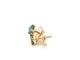 Boucles d'oreilles Boucles d'oreilles en or jaune 750 et émeraudes 58 Facettes