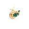 Boucles d'oreilles Boucles d'oreilles en or jaune 750 et émeraudes 58 Facettes