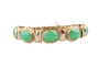 Bracelet Bracelet vintage en or jaune 14K et jade 58 Facettes BRJAD14KC631-107