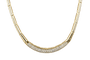 Collier Collier en or jaune 18 ct serti de diamants 58 Facettes CLDCC950