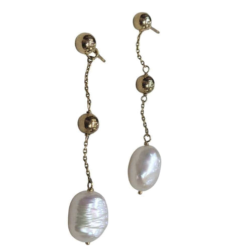 Boucles d'oreilles Boucles d’oreilles détachables en or 18 carats et perles 58 Facettes PE931T79