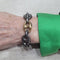 Bracelet Bracelet câble en argent et or jaune 18 carats 58 Facettes T444