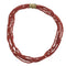 Collier Collier multi-rangs en corail avec fermoir en or jaune 18 carats 58 Facettes COV96