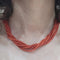 Collier Collier multi-rangs en corail avec fermoir en or jaune 18 carats 58 Facettes COV96