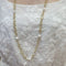 Collier Collier à maillons et perles en or jaune 18 carats 58 Facettes CO49
