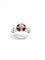 Bague 50 Duo de bagues - Bagues en or blanc avec diamants, rubis et saphirs 58 Facettes