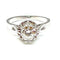 Bague 55 Solitaire - Bague en or blanc 18 carats et platine avec diamant 0,91 ct 58 Facettes