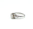Bague 55 Solitaire - Bague en or blanc 18 carats et platine avec diamant 0,91 ct 58 Facettes