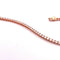 Bracelet Bracelet tennis en or rose 18 carats et diamants 58 Facettes