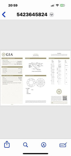 Gemstone Diamant - Diamant libre taille brillant 3,01 ct E SI1 certifié GIA 58 Facettes