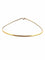 Collier Collier maille Oméga en or jaune et blanc 18 carats 58 Facettes