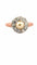 Bague 58 Bague ancienne en or rose 18 carats avec perle et diamants 58 Facettes