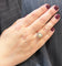 Bague 58 Bague ancienne en or rose 18 carats avec perle et diamants 58 Facettes