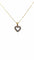 Collier Chaîne et pendentif cœur - Collier en or jaune 18 carats et diamants 58 Facettes