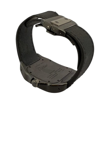 Montre Cartier Santos 100 - Montre en acier et titane 33 x 44 mm 58 Facettes