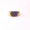 Bague 50 Bague jonc en or jaune 18K pavée de saphirs 58 Facettes GG19-PAV.S
