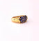Bague 50 Bague jonc en or jaune 18K pavée de saphirs 58 Facettes GG19-PAV.S