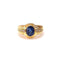 Bague 55 Bague jonc - Saphir 1,42 ct en or jaune 18K et diamants 58 Facettes BAG.GG26.SAP.JON