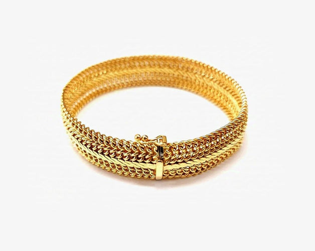 Bracelet Bracelet ruban en or jaune 18 carats 58 Facettes BRAC.RUBAN.1251