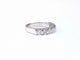 Bague 54 Demi-alliance - Bague en or blanc 18K et diamants 58 Facettes ALL.BAR-FA.46