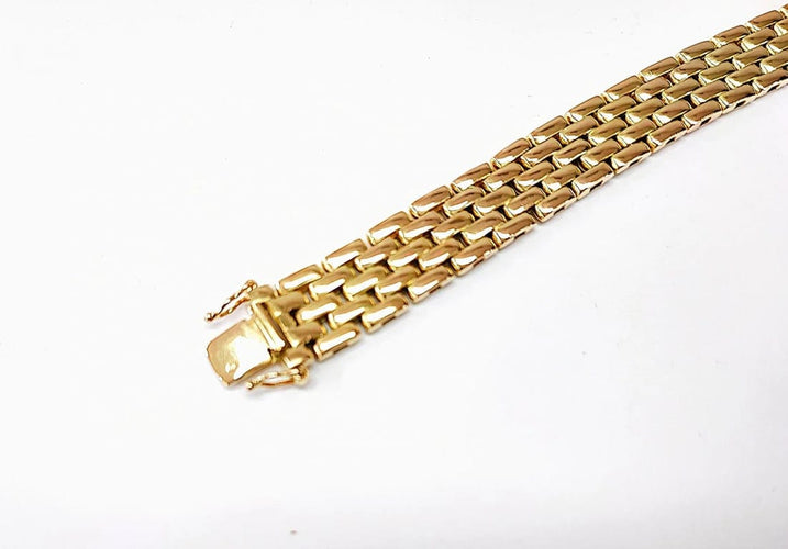 Bracelet Bracelet grain de riz en or jaune 18 carats 58 Facettes BRAC.RIZ.1267.2