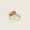 Bague 52 Bague motif ajouré en or jaune 18k, platine, diamants et perle grise 58 Facettes DADB-01