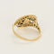 Bague 52 Bague motif ajouré en or jaune 18k, platine, diamants et perle grise 58 Facettes DADB-01