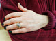 Bague 56 Bague jonc godronnée pavée en or jaune et or blanc, diamants 0,20 ct 58 Facettes Bag.Jonc.Dt.1969