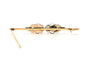 Broche Napoléon III - Broche en or jaune 18 carats et diamants taille rose 58 Facettes B794