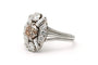 Bague 57 Bague années 70 en or blanc 18 carats et diamants 2,39 ct 58 Facettes 23168