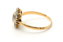 Bague 59 Bague Art déco en or jaune 18 carats, saphir et diamants 58 Facettes 23355