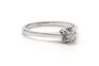 Bague 54 Art Déco - Bague en or blanc 18 carats et diamant taille brillant 58 Facettes 23336
