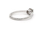 Bague 54 Art Déco - Bague en or blanc 18 carats et diamant taille brillant 58 Facettes 23336