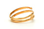 Bague 53 Bague serpent contemporaine en or jaune 18 carats 58 Facettes B803