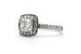 Bague 52 Bague contemporaine en or blanc 18 carats et diamants 1,32 ct 58 Facettes 23394