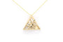 Pendentif Pendentif franc-maçon contemporain en or jaune 18 carats 58 Facettes B400
