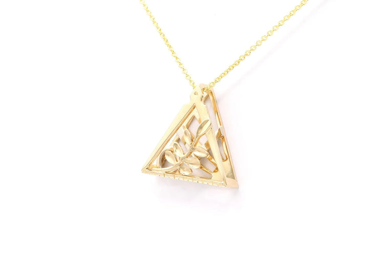 Pendentif Pendentif franc-maçon contemporain en or jaune 18 carats 58 Facettes B400