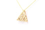 Pendentif Pendentif franc-maçon contemporain en or jaune 18 carats 58 Facettes B400