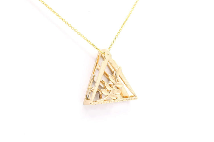 Pendentif Pendentif franc-maçon contemporain en or jaune 18 carats 58 Facettes B400