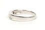 Bague 56 Alliance demi-américaine - Bague en or blanc 18 carats et diamants 58 Facettes 19361