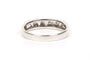 Bague 56 Alliance demi-américaine - Bague en or blanc 18 carats et diamants 58 Facettes 19361