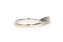 Bague 49 Solitaire - Bague en or blanc 18 carats et diamant taille brillant 0,11 ct 58 Facettes 21205