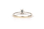 Bague 49 Solitaire - Bague en or blanc 18 carats et diamant taille brillant 0,11 ct 58 Facettes 21205